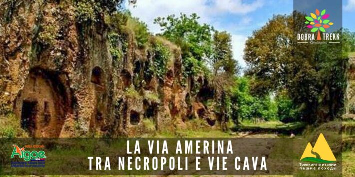 La Via Amerina, Tra Necropoli e Vie Cave