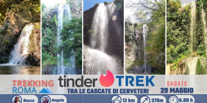 TINDER-TREK tra le cascate di Cerveteri