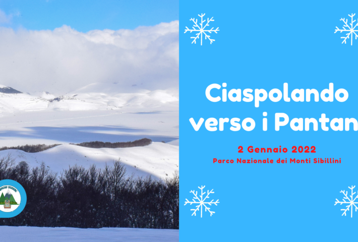 Ciaspolando verso i Pantani di Accumuli