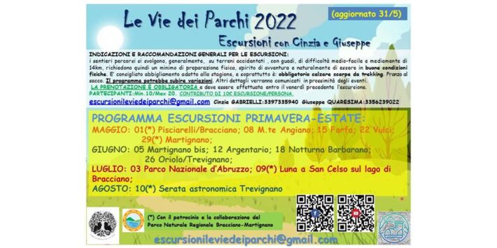 Programma Primavera-Estate 2022