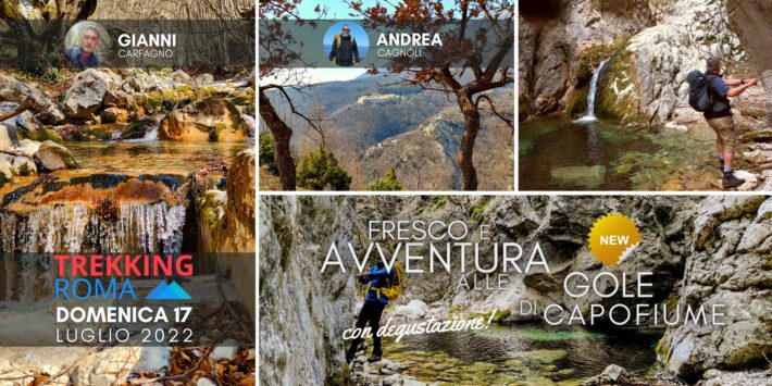 FRESCO e AVVENTURA alle GOLE DI CAPOFIUME