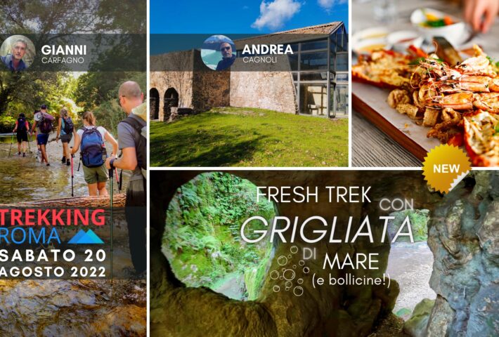 FRESH TREK con GRIGLIATA DI MARE e bollicine!