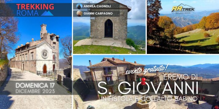 EVENTO GRATUITO: EREMO DI MONTE S.GIOVANNI in FISTOLA