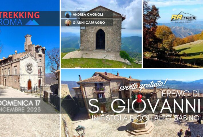 EVENTO GRATUITO: EREMO DI MONTE S.GIOVANNI in FISTOLA