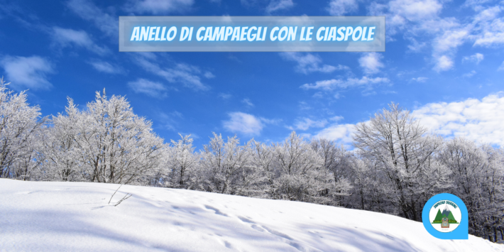 Anello di Campaegli con le ciaspole