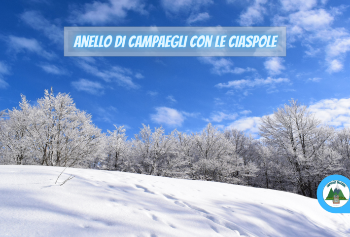 Anello di Campaegli con le ciaspole