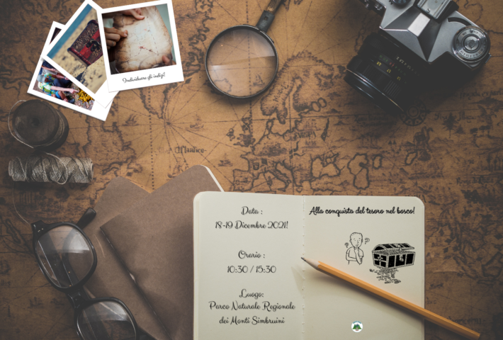 Alla conquista del tesoro nel bosco