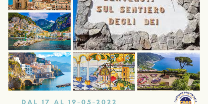 DAL 17 AL 19 GIUGNO 2022 – COSTIERA AMALFITANA