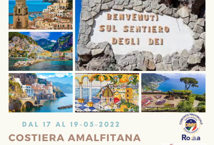 DAL 17 AL 19 GIUGNO 2022 – COSTIERA AMALFITANA