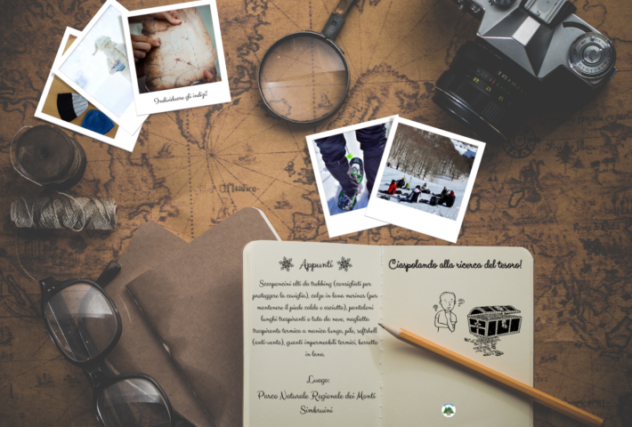 Alla ricerca del tesoro con le ciaspole