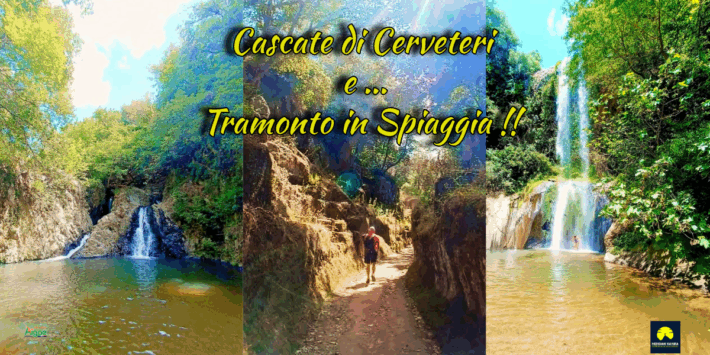 ? Cascate di Cerveteri e Tramonto in spiaggia! ?