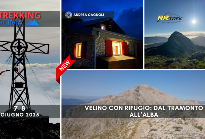 VELINO CON RIFUGIO: DAL TRAMONTO ALL’ALBA