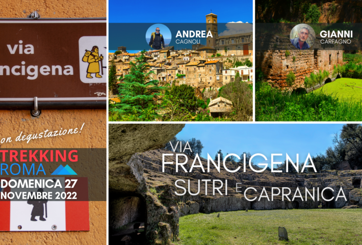 VIA FRANCIGENA SUTRI E CAPRANICA con Degustazione
