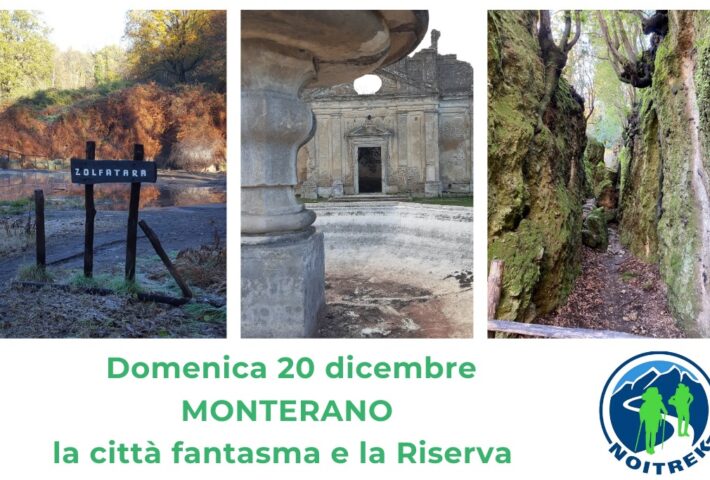 Escursione a MONTERANO – LA CITTA’ FANTASMA E LA RISERVA