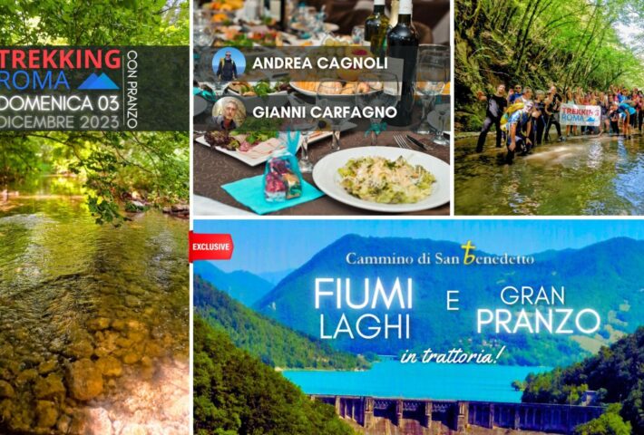 FIUMI LAGHI e GRAN PRANZO – CAMMINO DI S. BENEDETTO