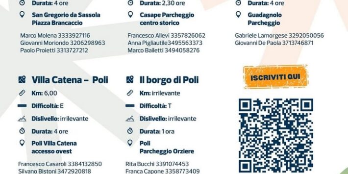 Giornata Nazionale del Camminare