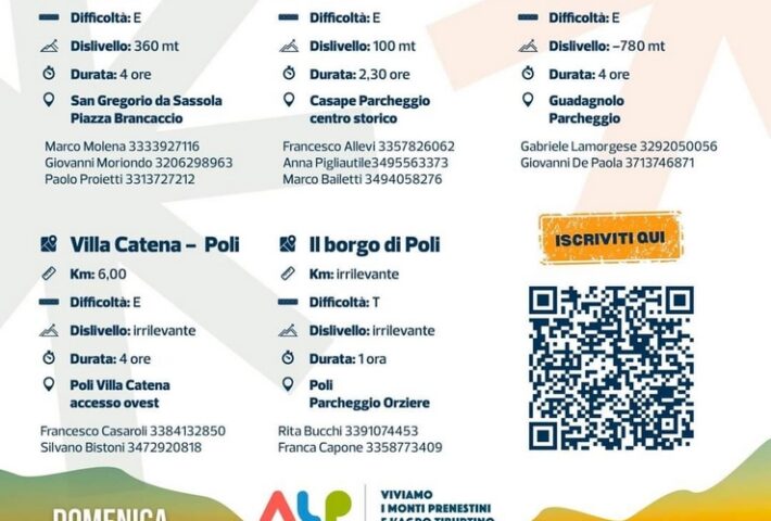 Giornata Nazionale del Camminare