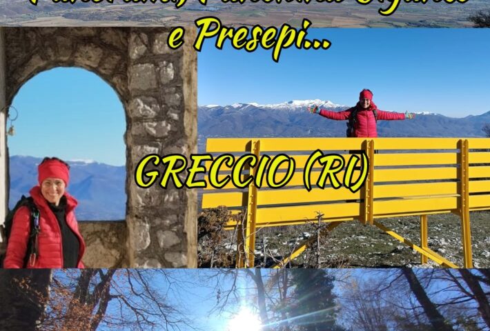 ⛰️🎄 Panorami, Panchina Gigante e Presepi , GRECCIO (RI)🎅