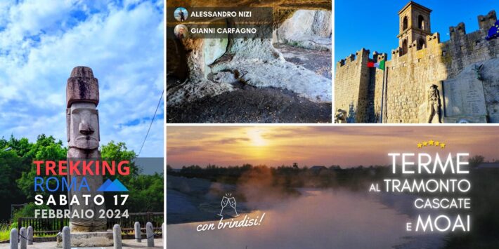 ? TERME al TRAMONTO ? CASCATE e MOAI ?