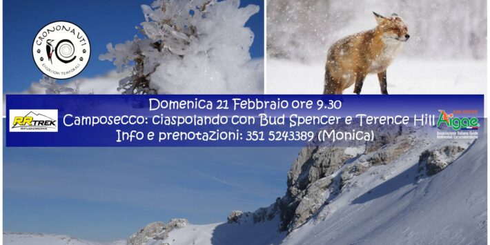 Camposecco: ciaspolando con Bud Spencer e Terence Hill