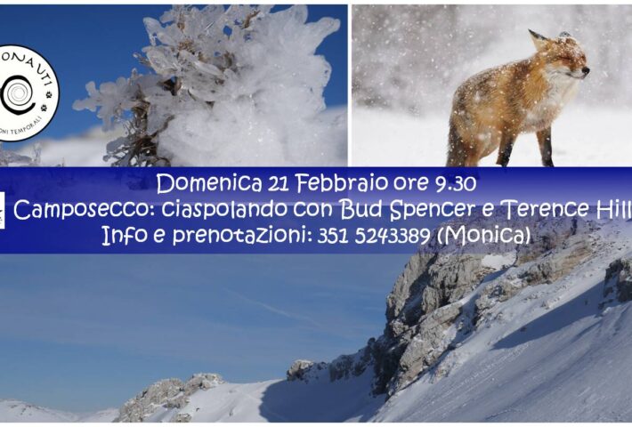 Camposecco: ciaspolando con Bud Spencer e Terence Hill