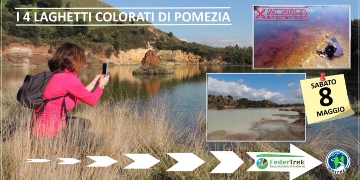 I 4 LAGHETTI COLORATI DI POMEZIA