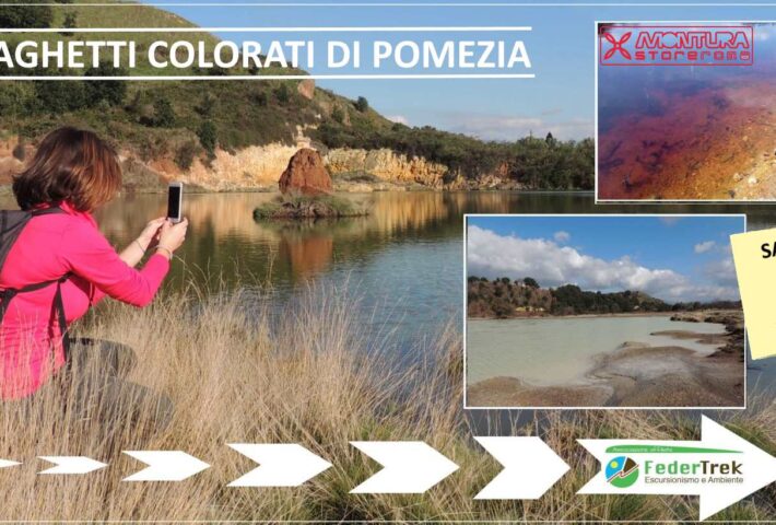 I 4 LAGHETTI COLORATI DI POMEZIA