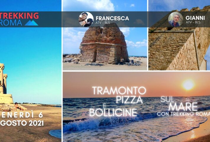 TRAMONTO, PIZZA E BOLLICINE SUL MARE