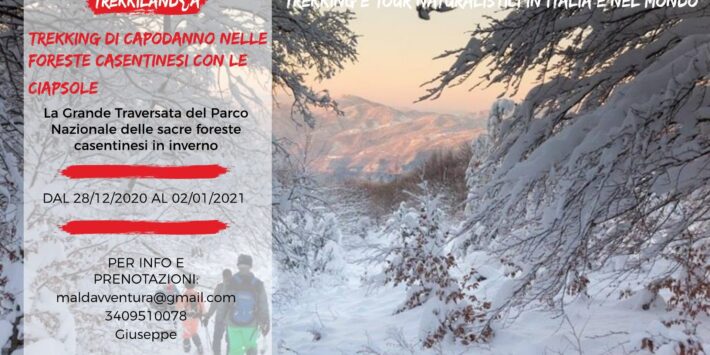 Trekking di Capodanno nelle foreste casentinesi con le ciaspole