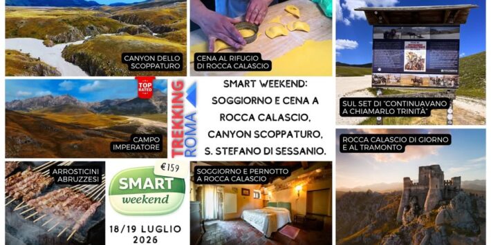VIAGGIO TREKKING: ROCCA CALASCIO E CANYON DELLO SCOPPATURO