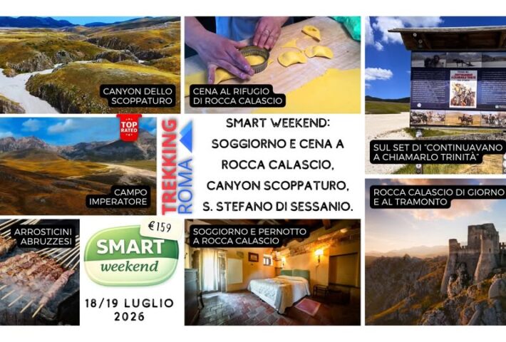 VIAGGIO TREKKING: ROCCA CALASCIO E CANYON DELLO SCOPPATURO