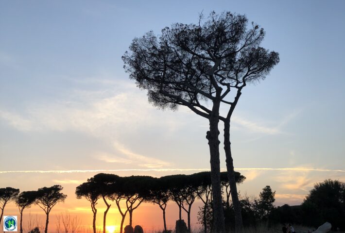 Tramonto al parco degli acquedotti