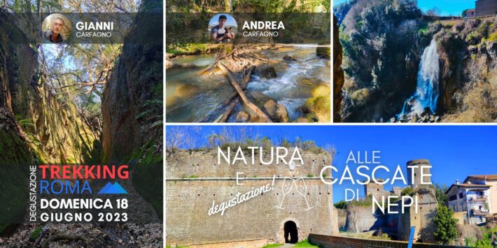 NATURA e DEGUSTAZIONE alle CASCATE DI NEPI