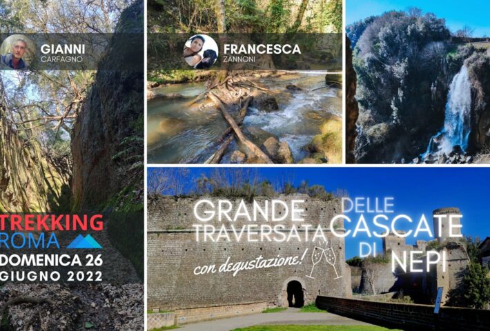 CASCATE DI NEPI al fresco CON DEGUSTAZIONE