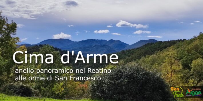 Cima d’Arme, trekking ad anello alle orme di San Francesco