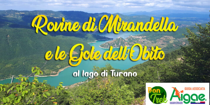 Rovine di Mirandella e le Gole dell’Obito – al lago di Turano