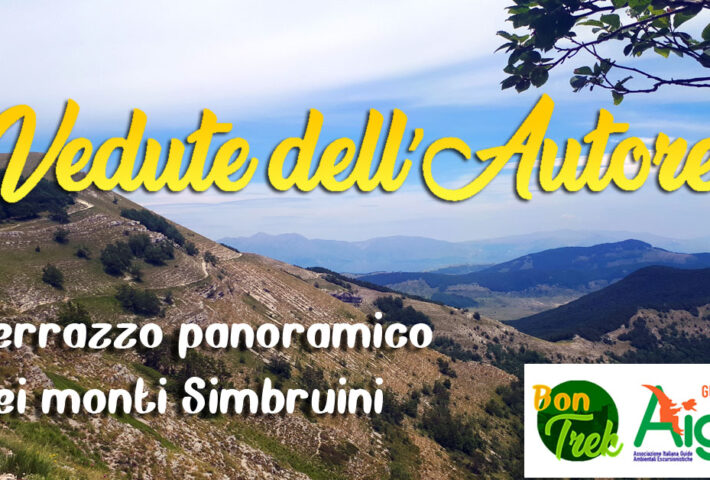 Vedute dell’Autore – terrazzo panoramico dei monti Simbruini
