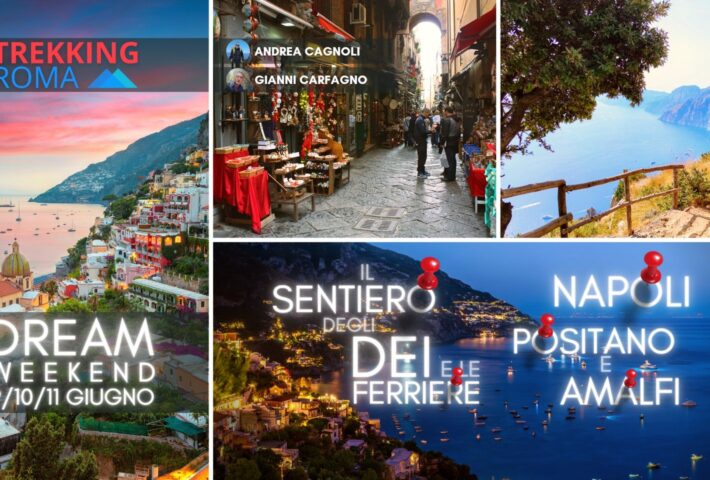 Escursione Sentiero degli Dei, Napoli, Positano, Amalfi e Ferriere