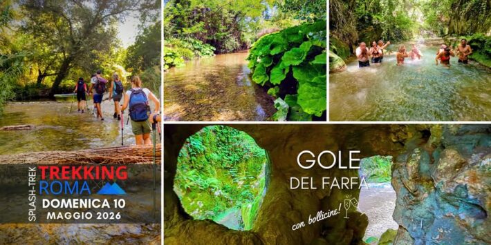 ESCURSIONE GOLE DEL FARFA – 30 GUADI – Con bollicine!