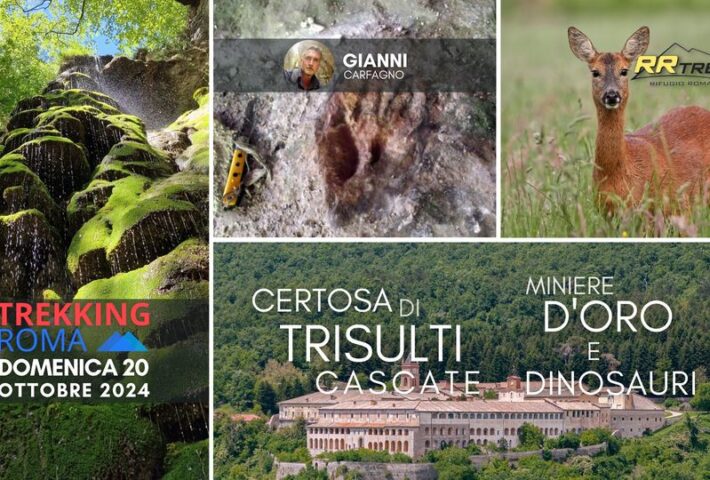 ESCURSIONE TRISULTI CASCATE MINIERE D’ORO e DINOSAURI