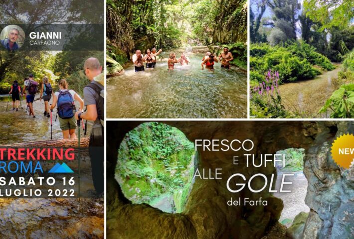 FRESCO e TUFFI alle GOLE DEL FARFA