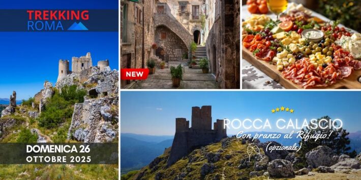 ROCCA CALASCIO con PRANZO AL RIFUGIO