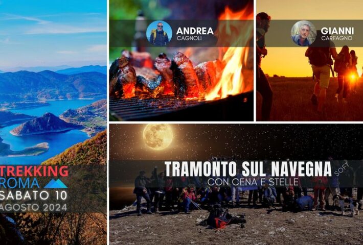 NAVEGNA: TRAMONTO e STELLE con CENA