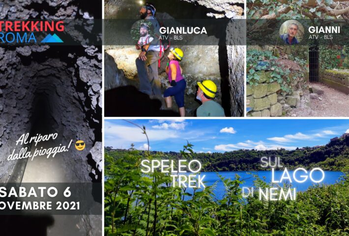 SPELEO TREK SUL LAGO DI NEMI