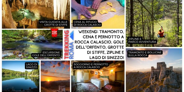 Tramonto Rocca Calascio | Gole Orfento | Grotte di Stiffe | Zipline