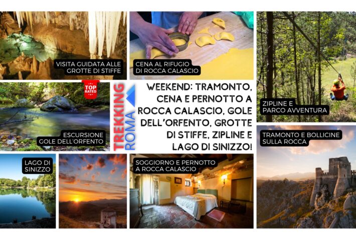 Tramonto Rocca Calascio | Gole Orfento | Grotte di Stiffe | Zipline