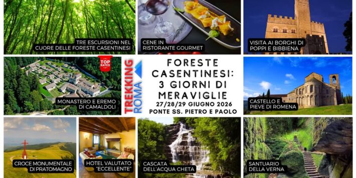 TREKKING FORESTE CASENTINESI – 3 giorni di meraviglie
