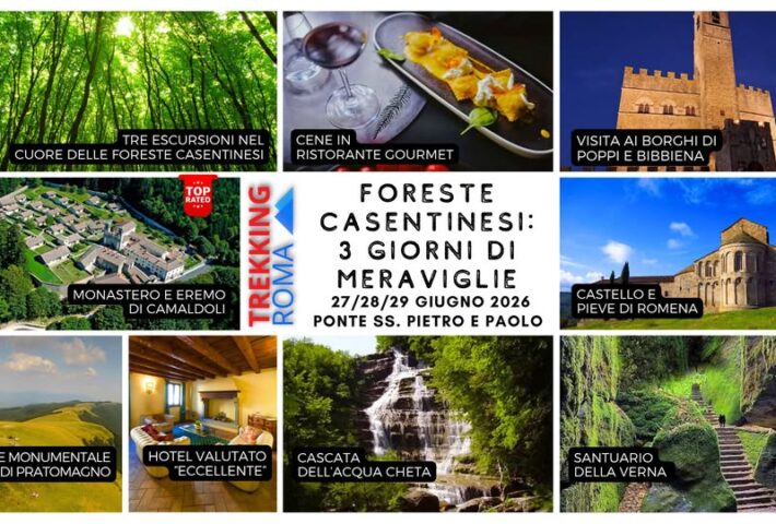 TREKKING FORESTE CASENTINESI – 3 giorni di meraviglie