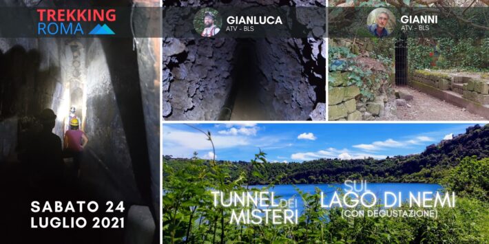 TUNNEL DEI MISTERI SUL LAGO DI NEMI (con degustazione)