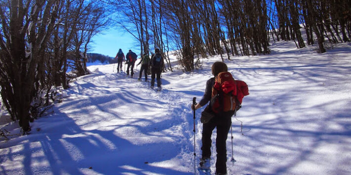 Ciaspolata grandiosa dal Terminillo al Rifugetto Maiolica